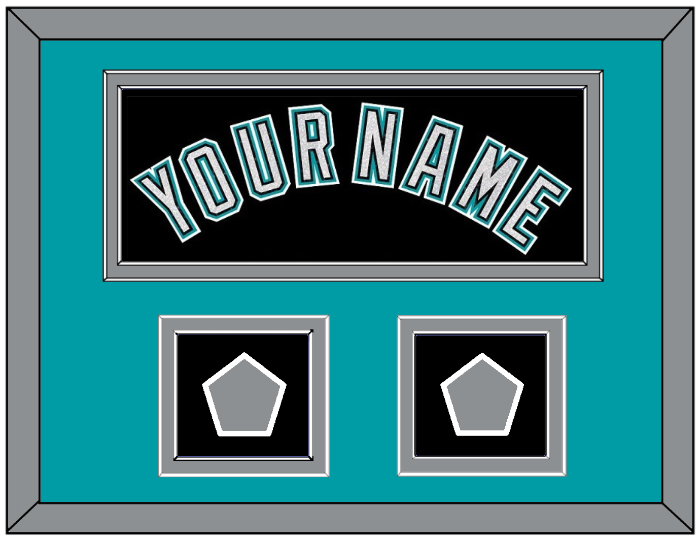 Florida Name & 2 World Series Patches - Alternate Black (2003-2011) - Signature Tier 5
