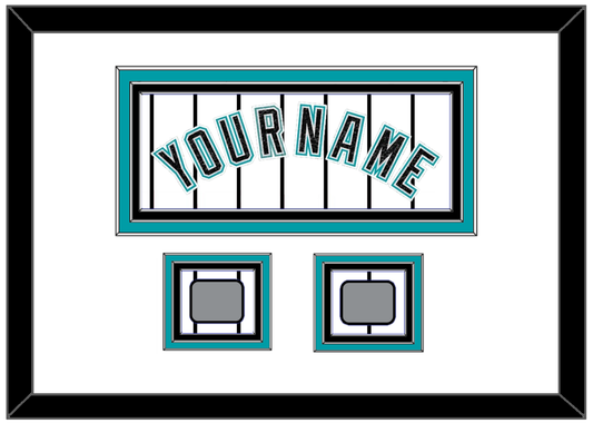 Florida Name & 2 World Series Patches - Home White Pinstripes (2003-2011) - Premier Tier 1
