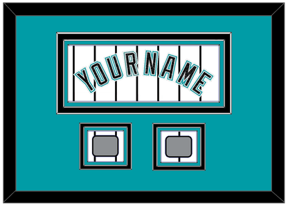 Florida Name & 2 World Series Patches - Home White Pinstripes (2003-2011) - Premier Tier 3