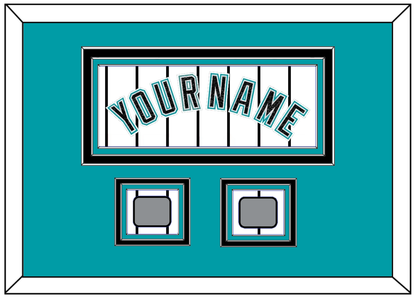 Florida Name & 2 World Series Patches - Home White Pinstripes (2003-2011) - Premier Tier 3