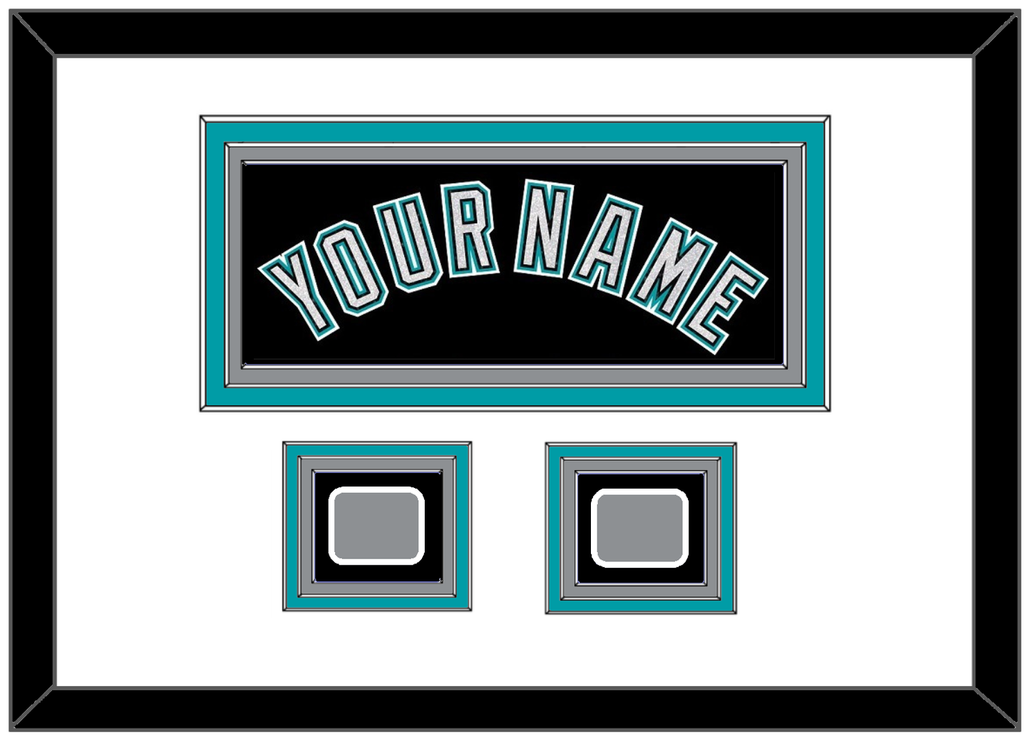 Florida Name & 2 World Series Patches - Alternate Black (2003-2011) - Premier Tier 1