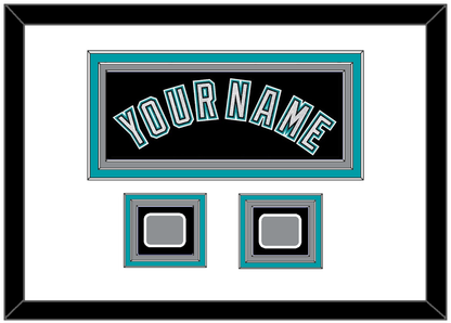 Florida Name & 2 World Series Patches - Alternate Black (2003-2011) - Premier Tier 1