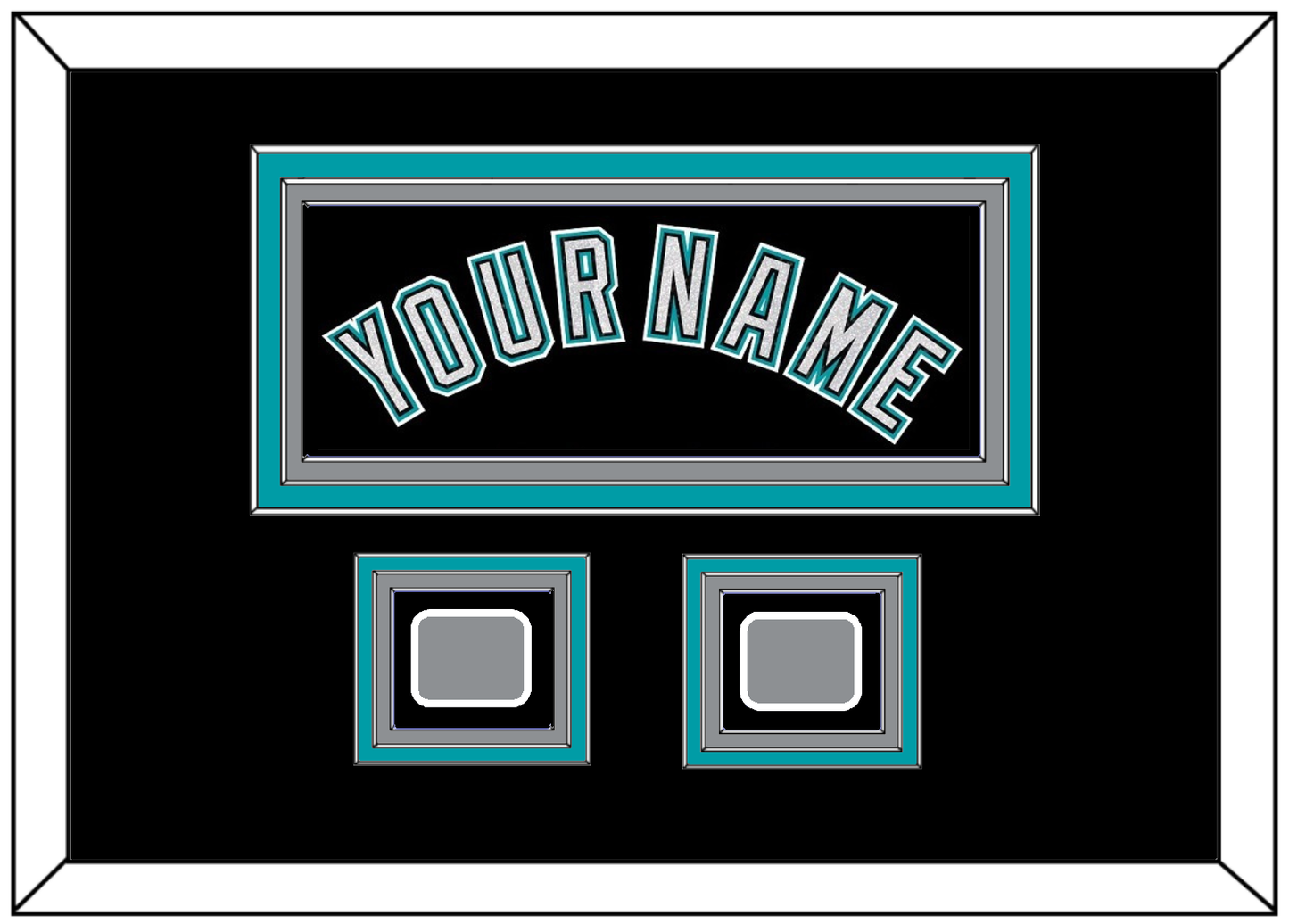 Florida Name & 2 World Series Patches - Alternate Black (2003-2011) - Premier Tier 3