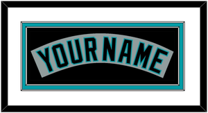 Florida Nameplate - Road Gray (1993-2001) - Double Mat 2