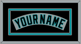 Florida Nameplate - Road Gray (1993-2001) - Double Mat 4
