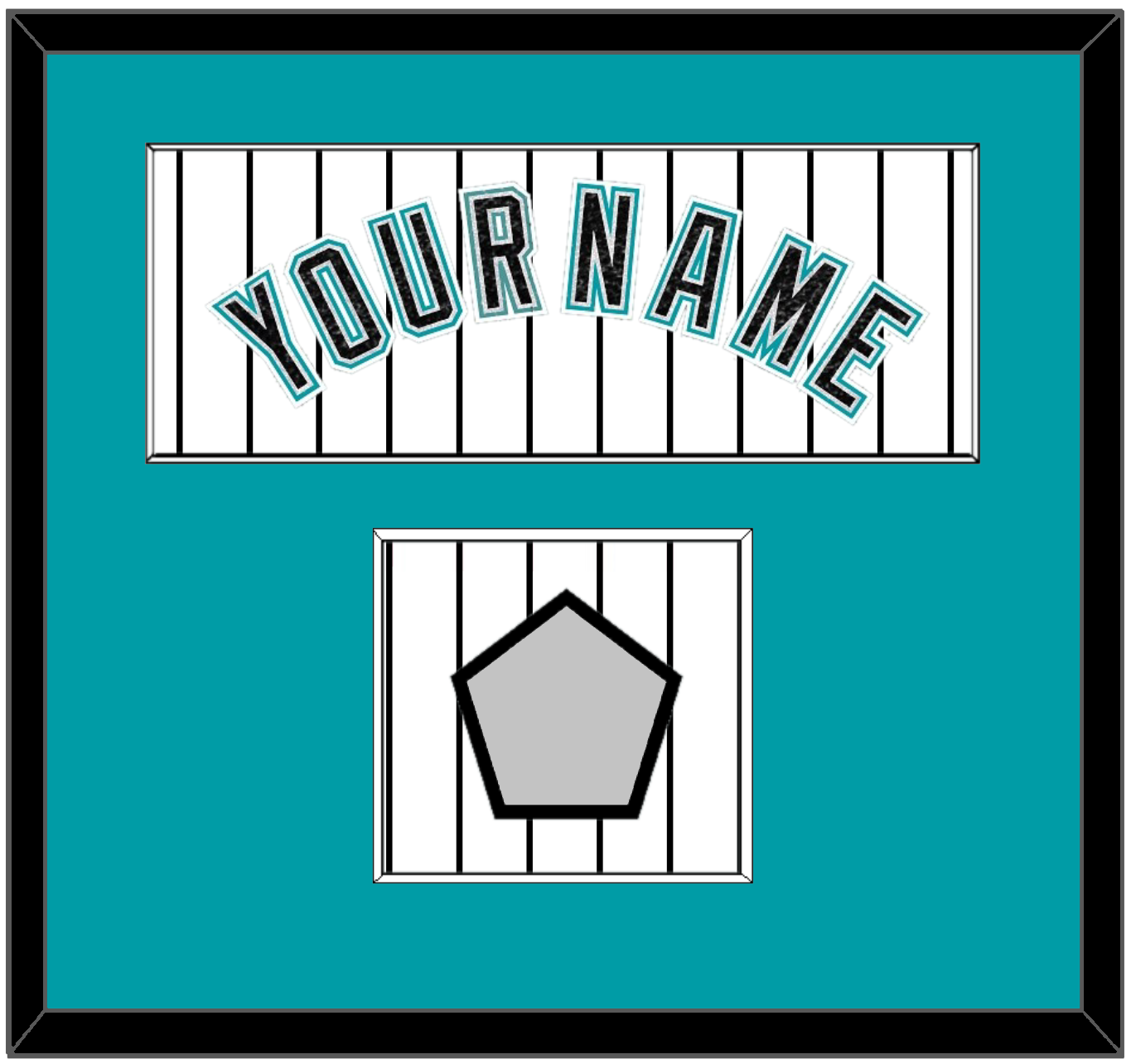 Florida Name & World Series Patch - Home White Pinstripes (2003-2011) - Essential Tier 1