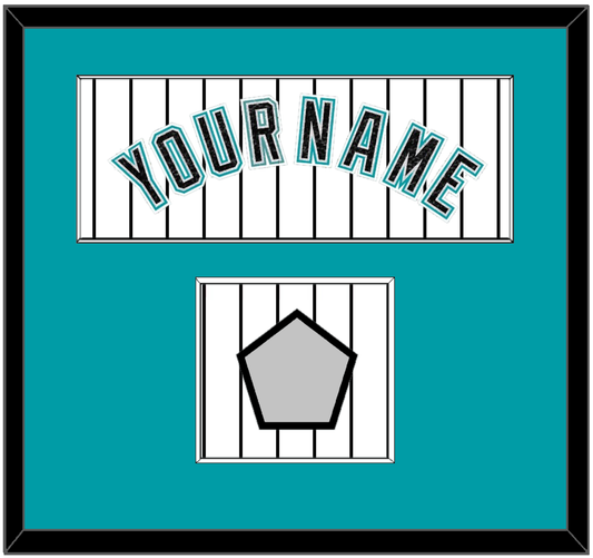 Florida Name & World Series Patch - Home White Pinstripes (2003-2011) - Essential Tier 1