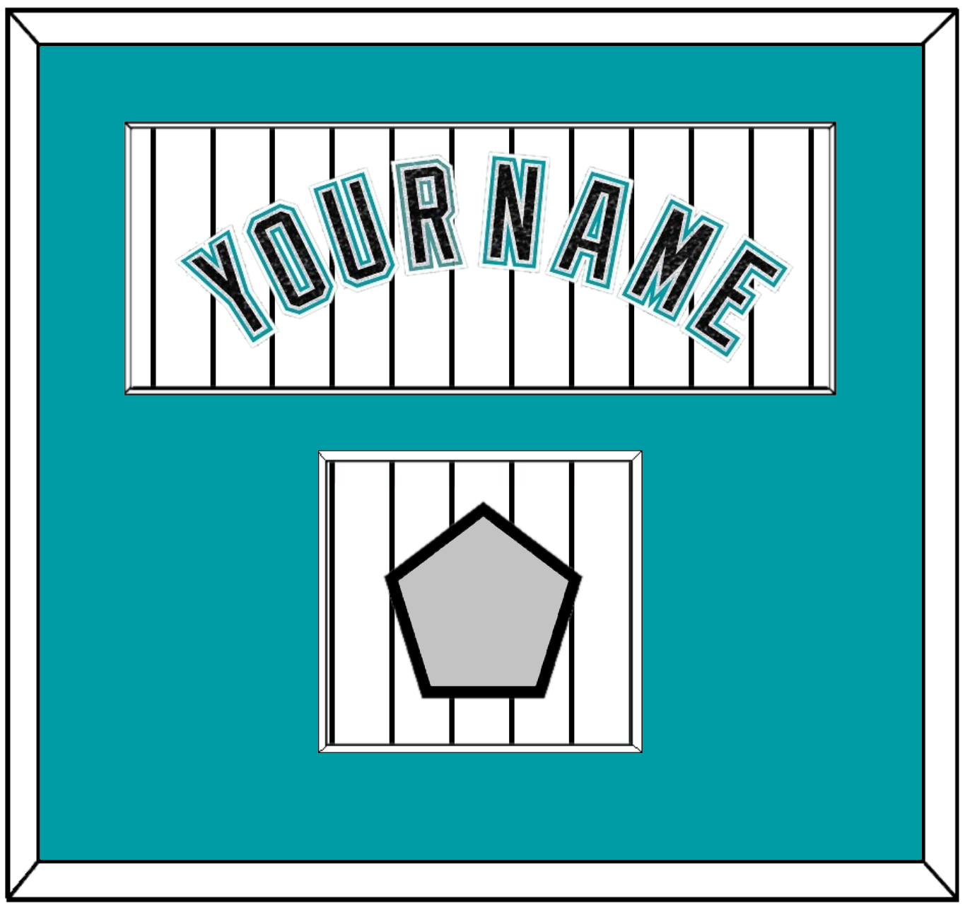 Florida Name & World Series Patch - Home White Pinstripes (2003-2011) - Essential Tier 1