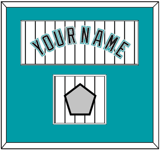 Florida Name & World Series Patch - Home White Pinstripes (2003-2011) - Essential Tier 1
