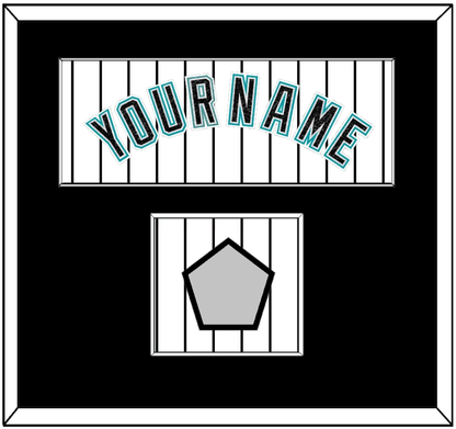 Florida Name & World Series Patch - Home White Pinstripes (2003-2011) - Essential Tier 2