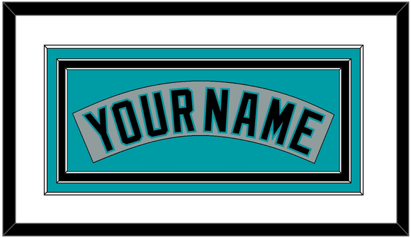 Florida Nameplate - Road Gray (1993-2001) - Triple Mat 1