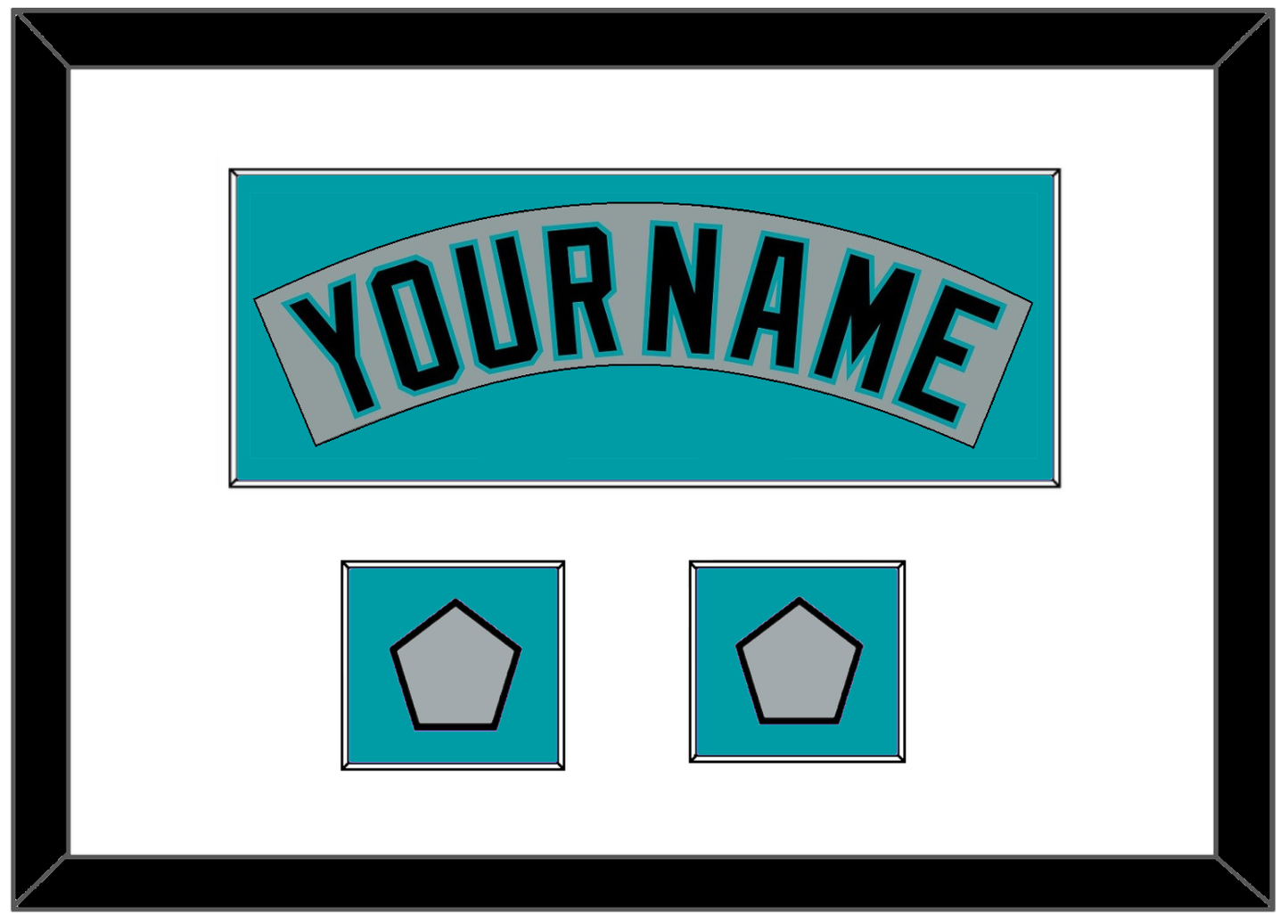 Florida Nameplate & 2 World Series Patches - Road Gray (1993-2001) - Essential Tier 1