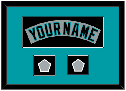 Florida Nameplate & 2 World Series Patches - Road Gray (1993-2001) - Essential Tier 3