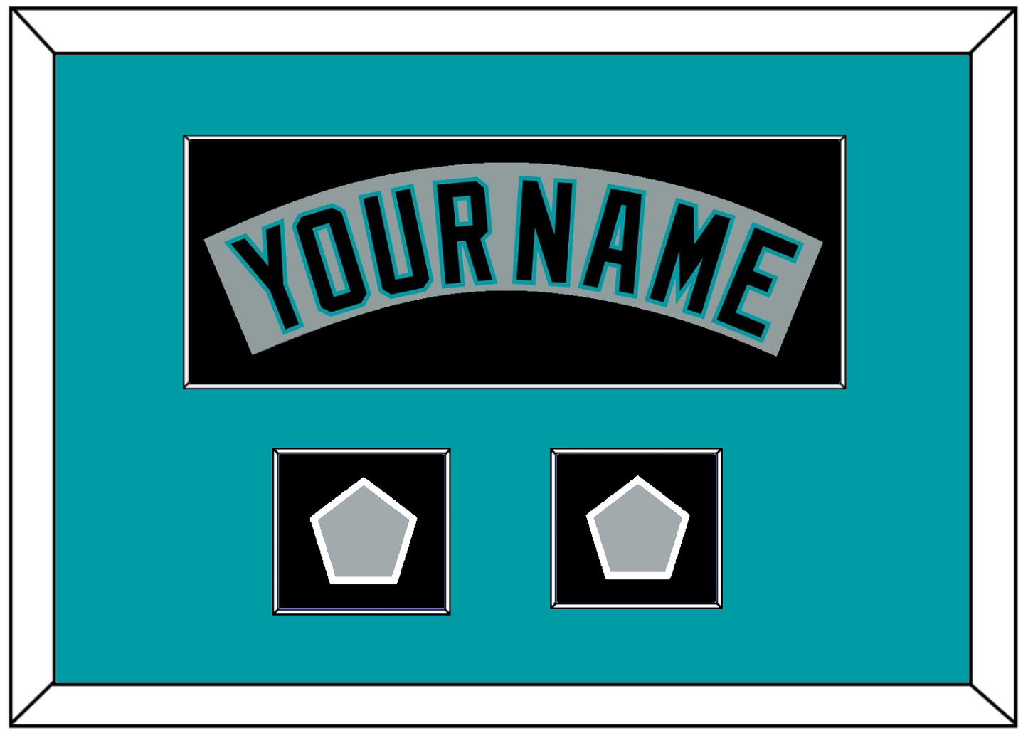 Florida Nameplate & 2 World Series Patches - Road Gray (1993-2001) - Essential Tier 3