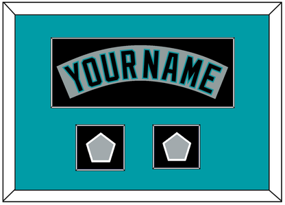 Florida Nameplate & 2 World Series Patches - Road Gray (1993-2001) - Essential Tier 3