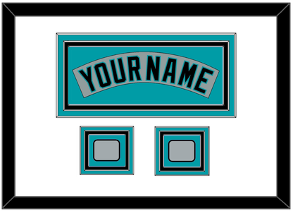 Florida Nameplate & 2 World Series Patches - Road Gray (1993-2001) - Premier Tier 1