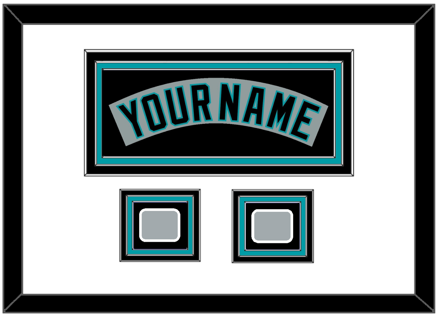 Florida Nameplate & 2 World Series Patches - Road Gray (1993-2001) - Premier Tier 3