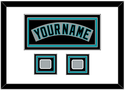 Florida Nameplate & 2 World Series Patches - Road Gray (1993-2001) - Premier Tier 3