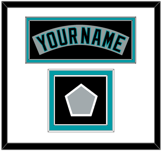 Florida Nameplate & World Series Patch - Road Gray (1993-2001) - Signature Tier 2