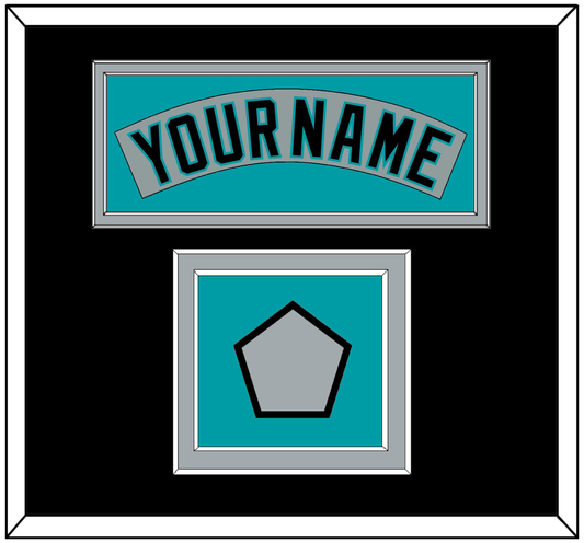 Florida Nameplate & World Series Patch - Road Gray (1993-2001) - Signature Tier 4