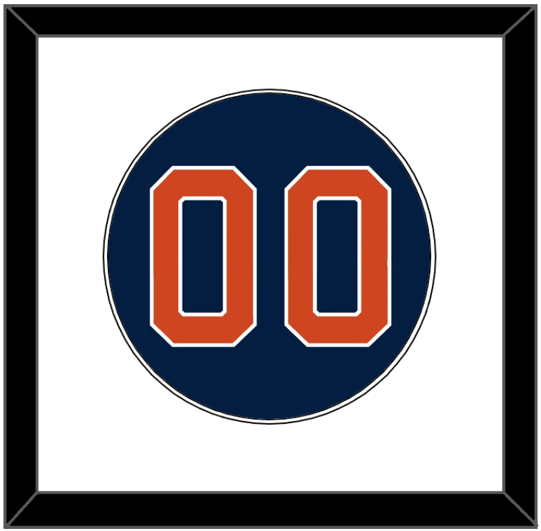 Houston Number - Alternate Blue - Essential Tier 1
