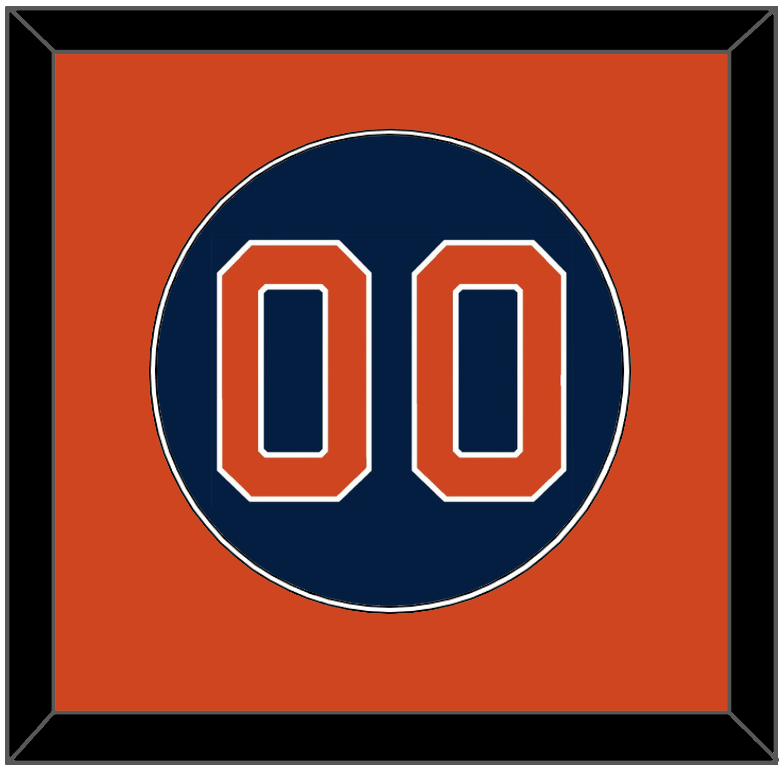 Houston Number - Alternate Blue - Essential Tier 2