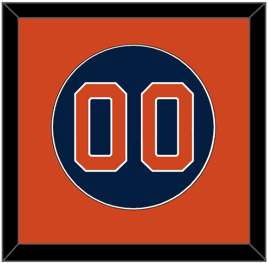 Houston Number - Alternate Blue - Essential Tier 2