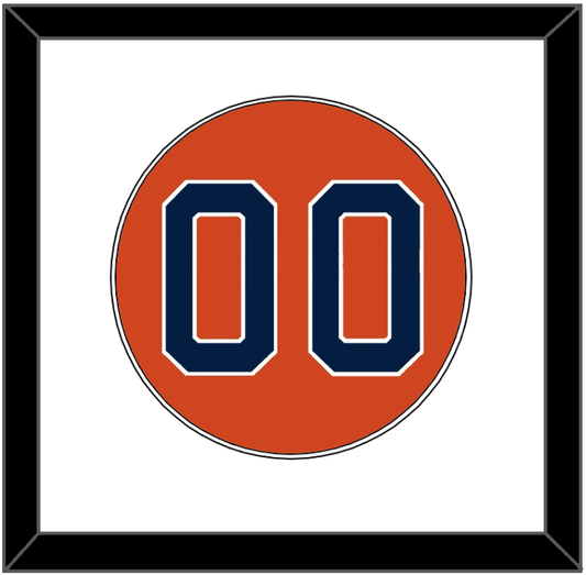 Houston Number - Alternate Orange - Essential Tier 1