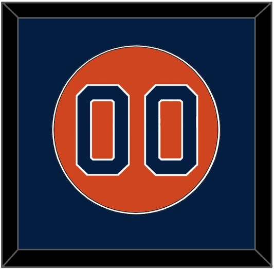 Houston Number - Alternate Orange - Essential Tier 2