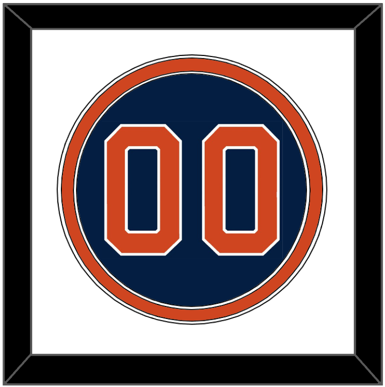 Houston Number - Alternate Blue - Signature Tier 1