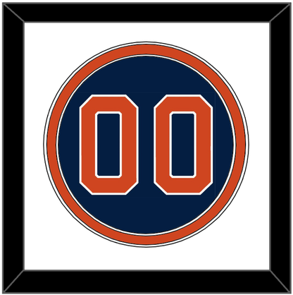 Houston Number - Alternate Blue - Signature Tier 1