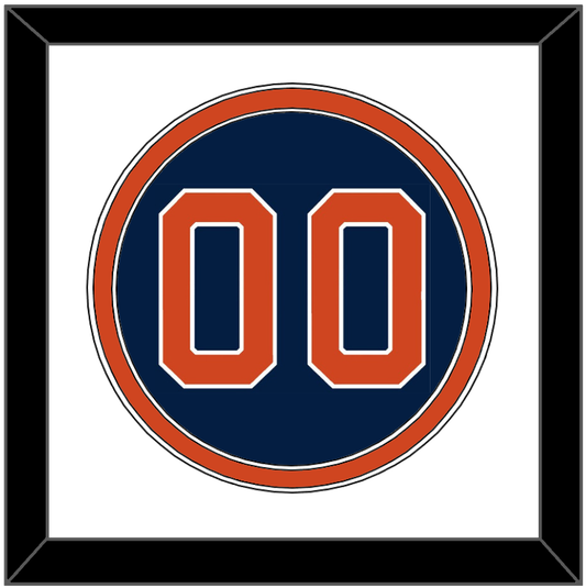 Houston Number - Alternate Blue - Signature Tier 1