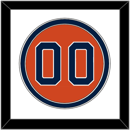 Houston Number - Alternate Orange - Signature Tier 1
