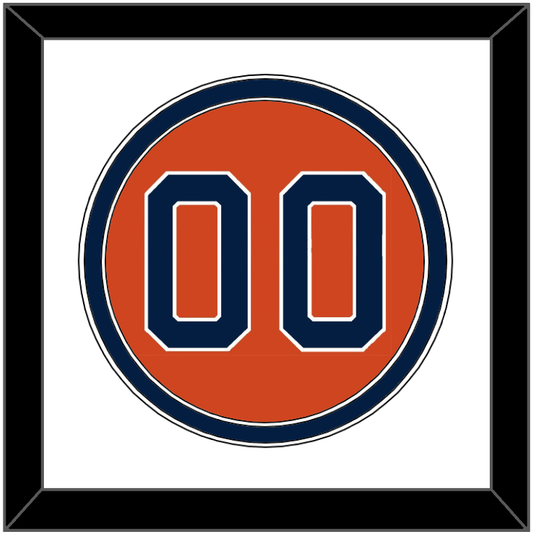 Houston Number - Alternate Orange - Signature Tier 1