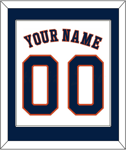 Houston Name & Number - Home White - Essential Tier 1