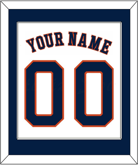 Houston Name & Number - Home White - Essential Tier 1