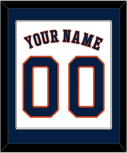 Houston Name & Number - Home White - Essential Tier 1