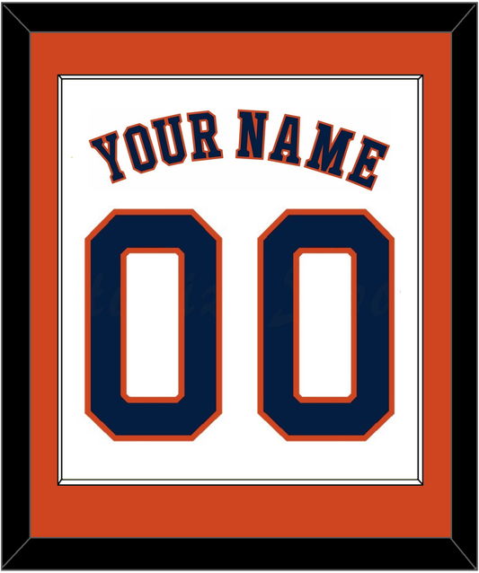 Houston Name & Number - Home White - Essential Tier 2