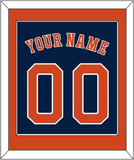 Houston Name & Number - Alternate Blue - Single Mat 2