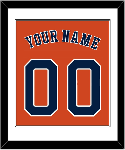 Houston Name & Number - Alternate Orange - Essential Tier 1