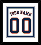 Houston Name & Number - Home White - Double Mat 1