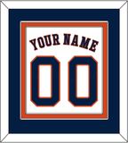 Houston Name & Number - Home White - Double Mat 2