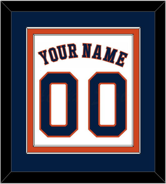 Houston Name & Number - Home White - Signature Tier 2