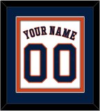 Houston Name & Number - Home White - Double Mat 2