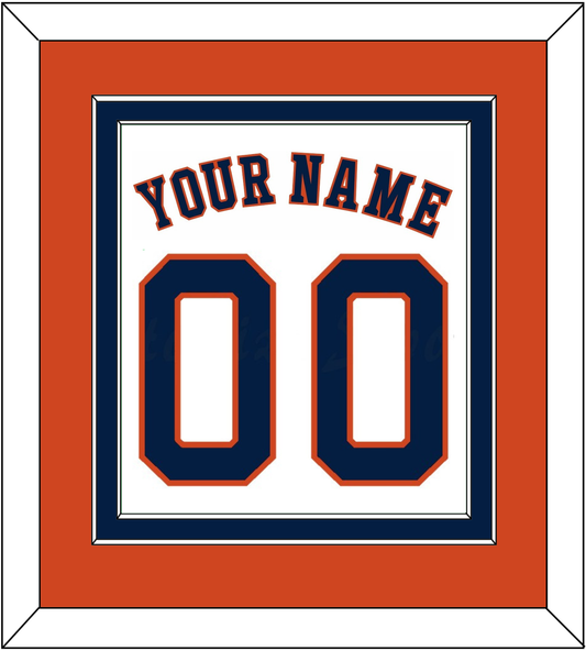 Houston Name & Number - Home White - Signature Tier 3