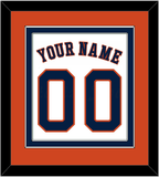 Houston Name & Number - Home White - Double Mat 3