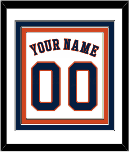 Houston Name & Number - Home White - Premier Tier 1