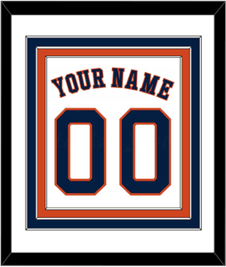 Houston Name & Number - Home White - Triple Mat 1