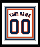 Houston Name & Number - Home White - Triple Mat 1