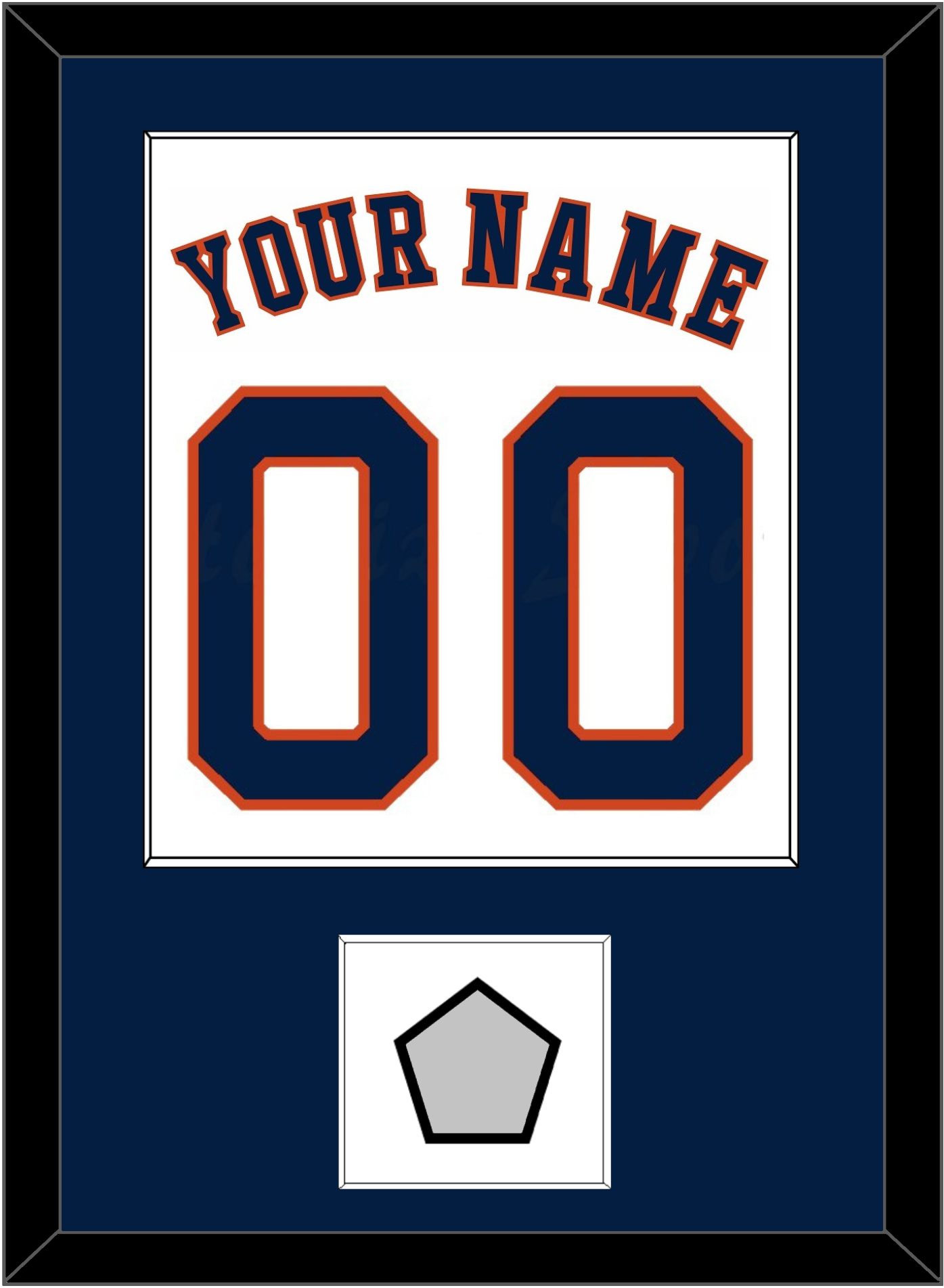Houston Name, Number & World Series Champions Patch - Home White - Essential Tier 1
